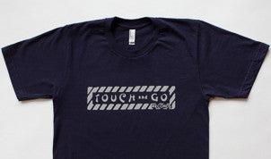 Touch and Go Records T-shirt (Navy Blue with Gray Ink)
