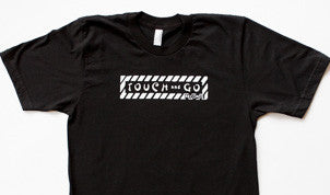 Touch and Go Records T-shirt (Classic Black Shirt with White Ink)