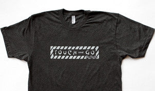 Touch and Go Records T-shirt (Charcoal Heather Gray with Gray Ink)