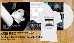 Rachel's Systems/Layers Vinyl Double LP (White or Black) + T-Shirt