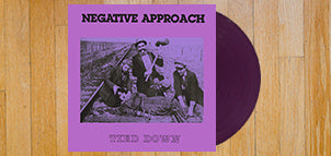 NEGATIVE APPROACH Tied Down (Purple Vinyl)